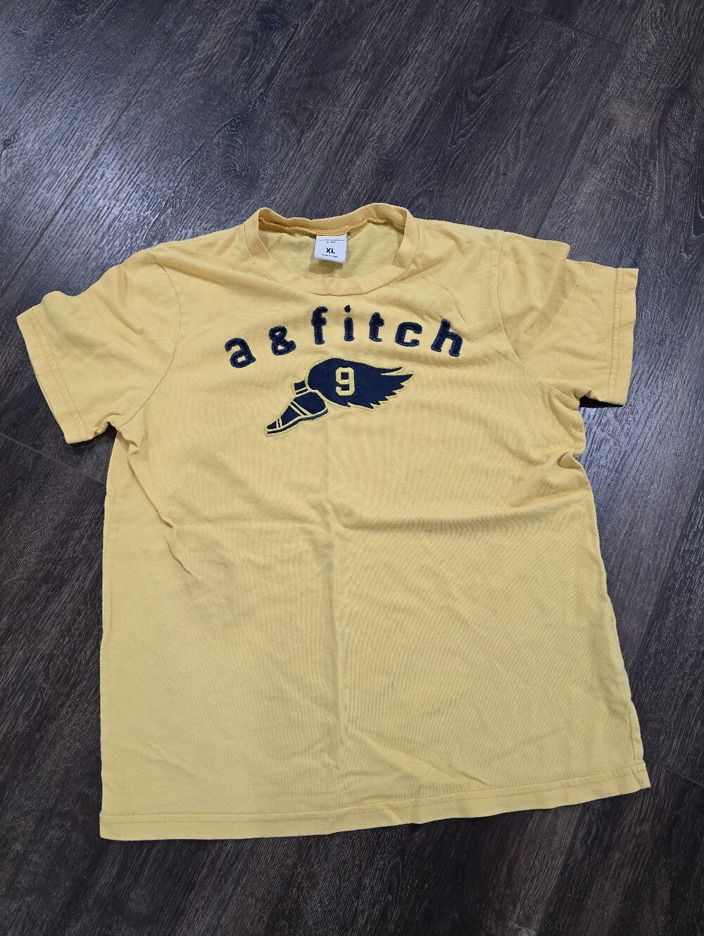 Abercrombie & Fitch Yellow Logo Tee